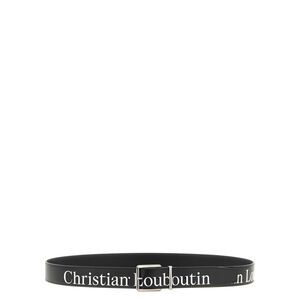 Christian Louboutin Black Calfskin Regular Men's Belt